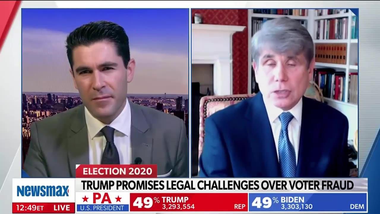 Rod Blagojevich sayoing there is voter fraud in Democratic run cities