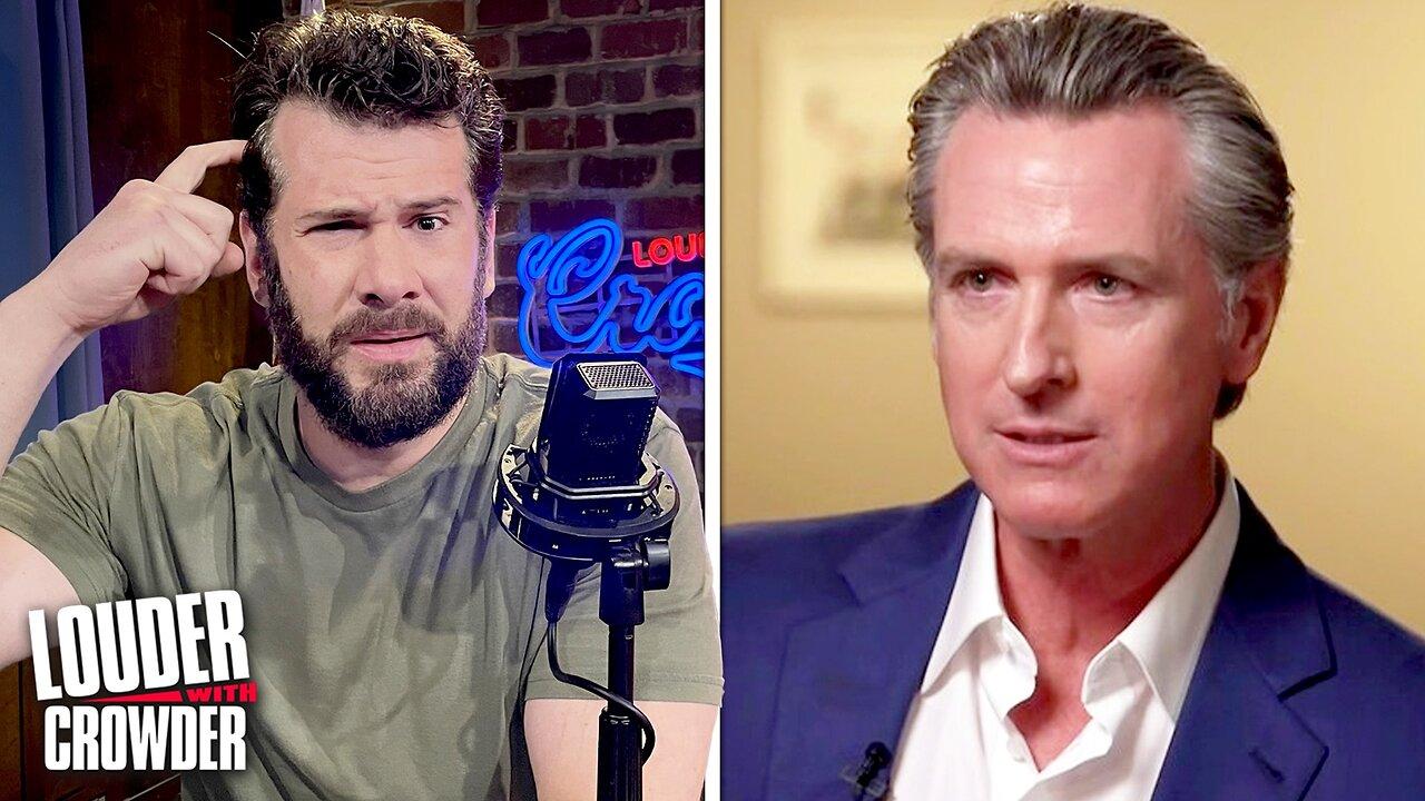 FACT-CHECK: GAVIN NEWSOM GOES ON RED STATE TOUR & LIES ABOUT EVERYTHING! | Louder with Crowder