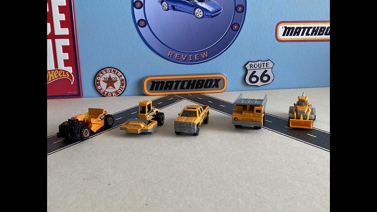 2023 Matchbox Construction 5 Pack One News Page Video