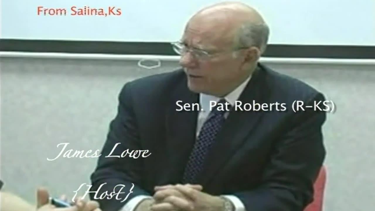 Kansas State Senator Pat Roberts on Sample Text