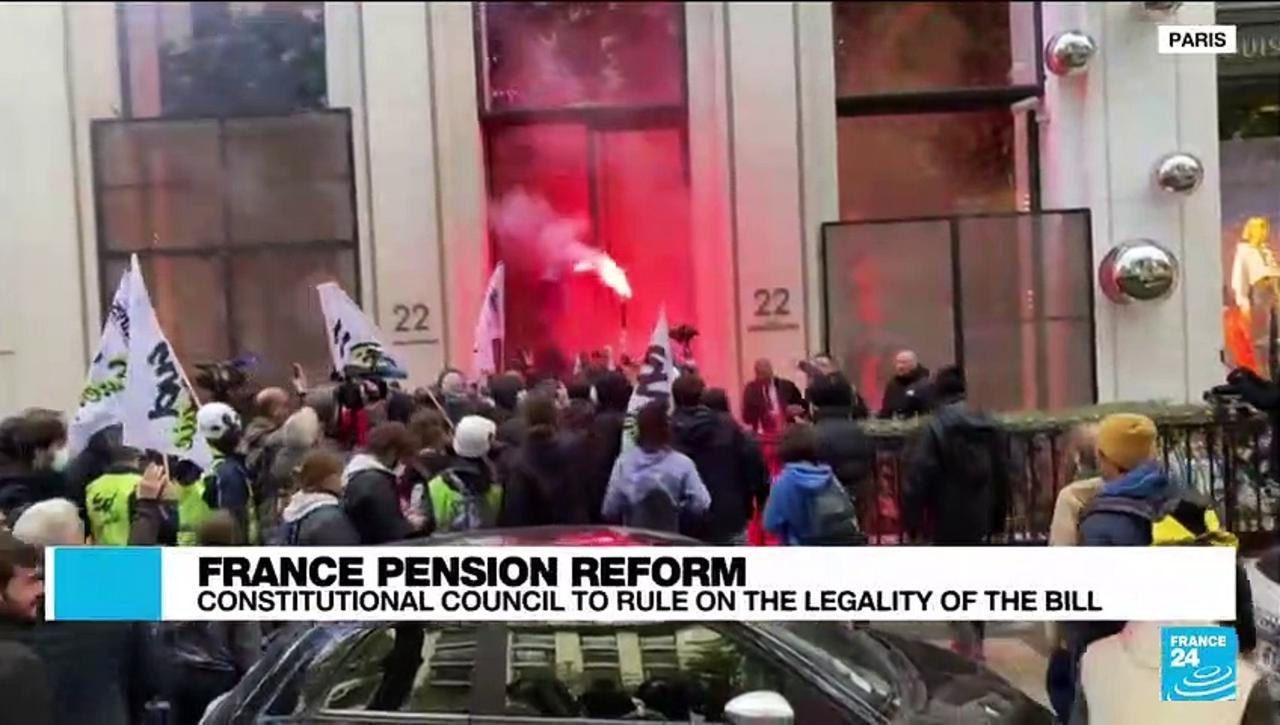 'Simmering anger': Last-ditch protests in France over Macron's pension reform