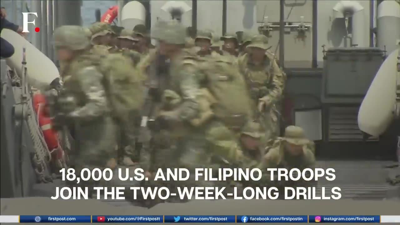 US and Philippines Begin “Largest-ever” Military Exercise after China’s Taiwan Drills|