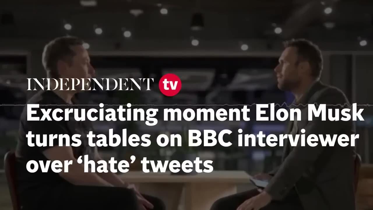 Excruciating moment Elon Musk turns tables on BBC interviewer over ‘hate’ tweets