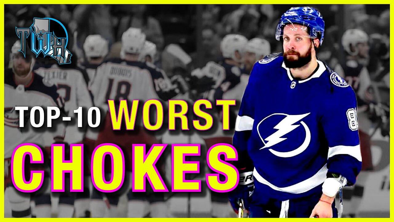 Top 10 Worst CHOKES in the Stanley Cup Playoffs