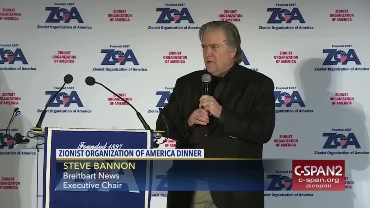 Zionist Organization of America Dinner, Steve Bannon - 2017