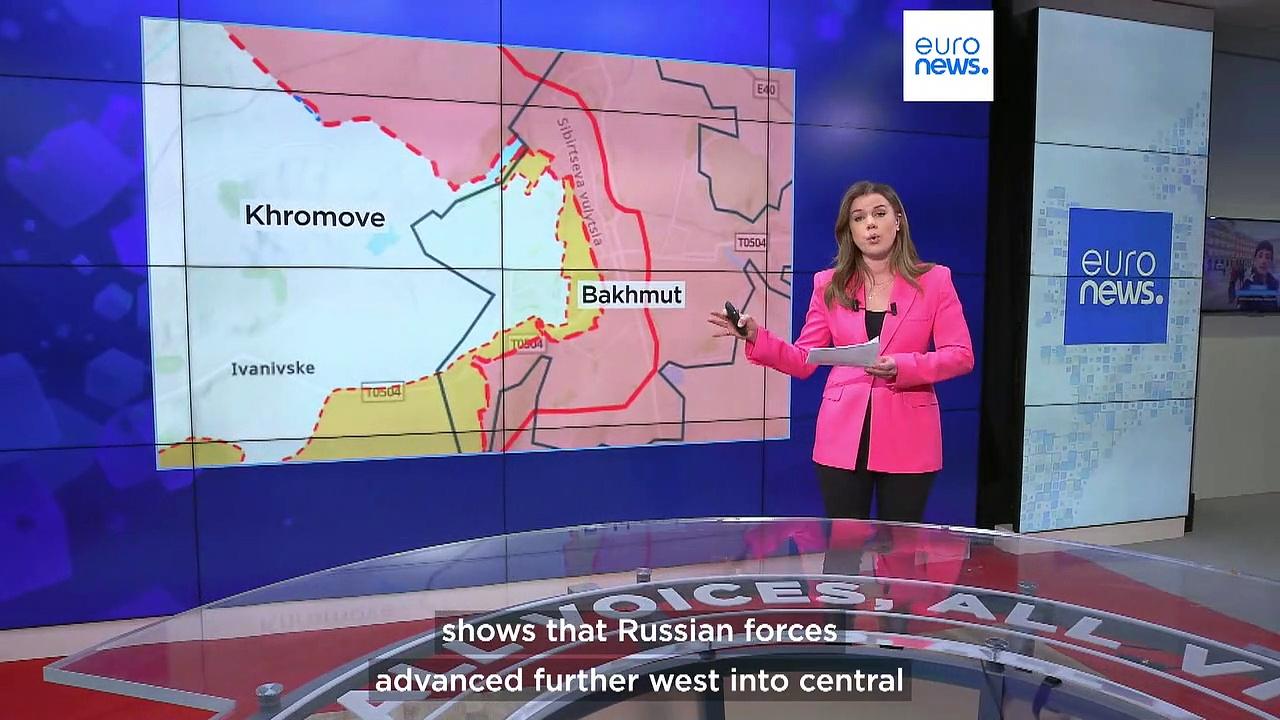 Russian forces bear down on Ukrainian defenders in Bakhmut