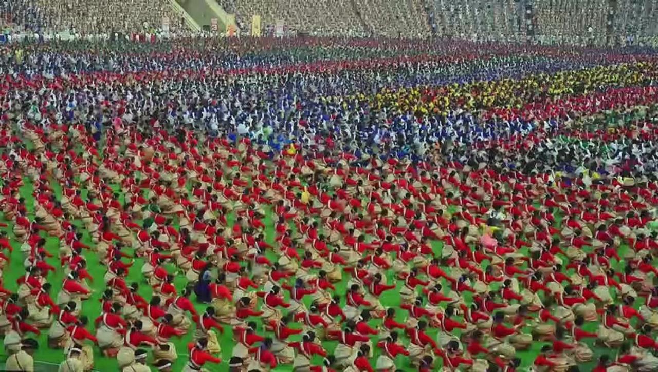 Over 11,000 dancers gather for the largest Bihu dance performance