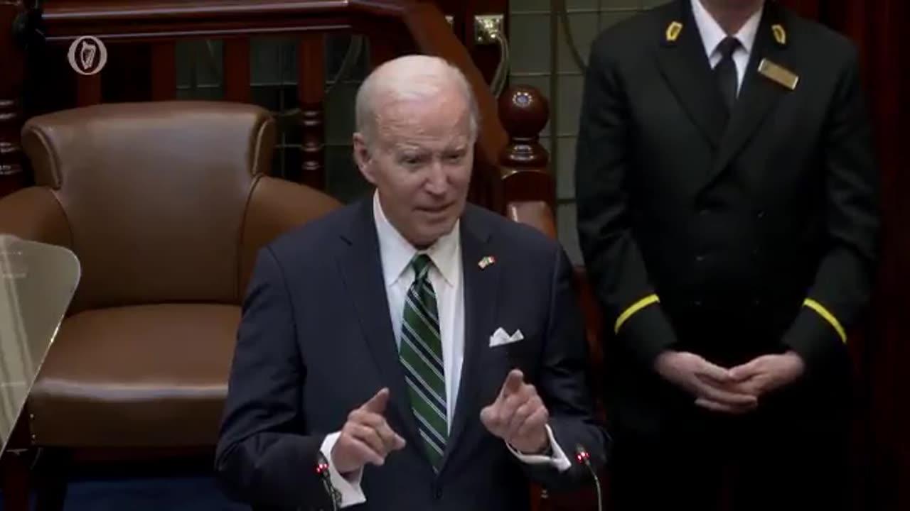 Biden claims the single existential threat to the world is climate change