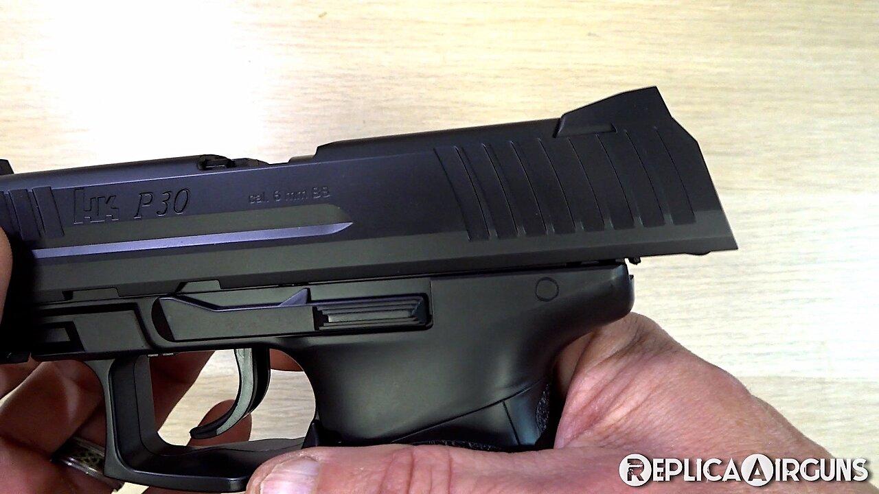 Umarex HK P30 AEG Full Auto Airsoft Pistol Table One News Page VIDEO
