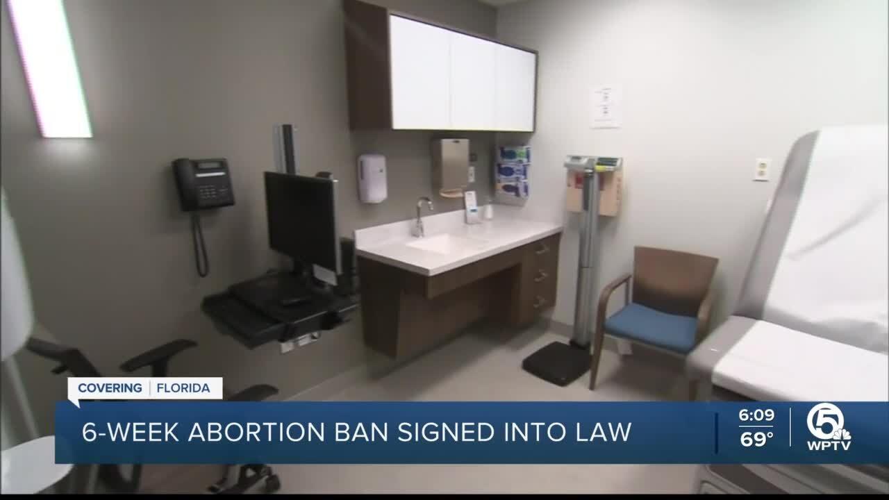 DeSantis signs Florida GOP's 6-week abortion ban into law