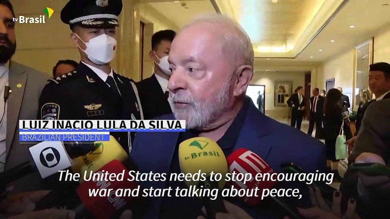 Brazil's Lula says US should stop 'encouraging' war in Ukraine