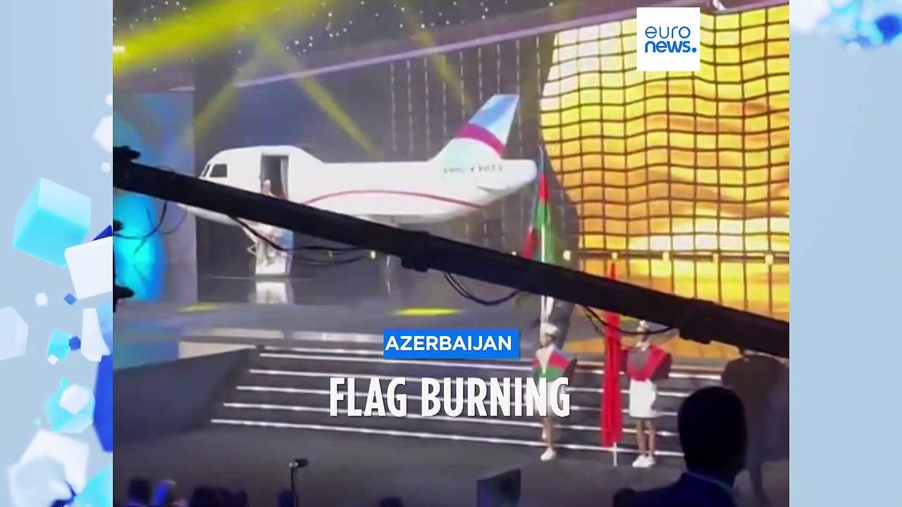 Azerbaijan weightlifters leave Armenia after flag burned