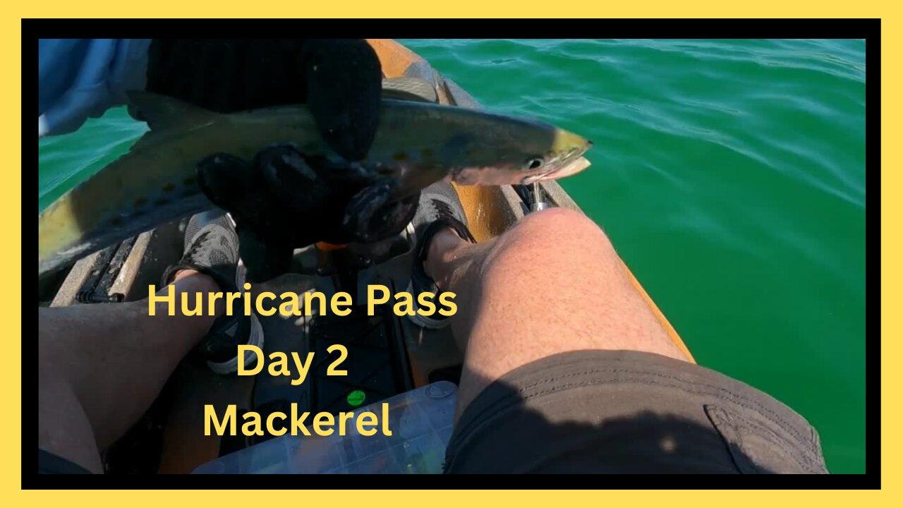 Kayak Fishing Hurricane Pass from Dunedin Causeway - Spanish Mackerel