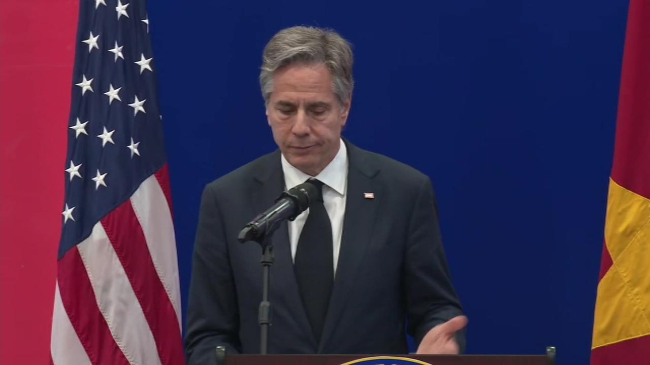 US Secretary of State Blinken says there’s no update on detained WSJ journalist