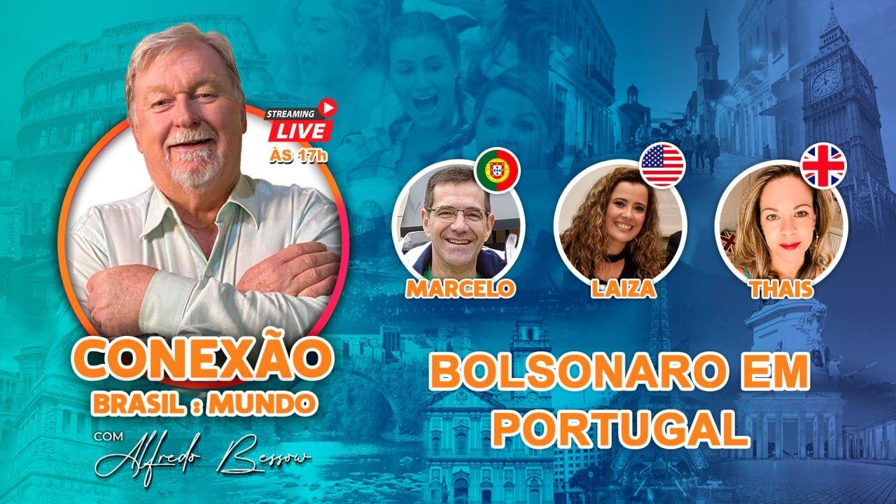 Bolsonaro em Portugal