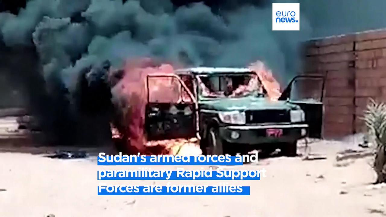 More than 50 killed and hundreds injured as rival military factions clash in Sudan