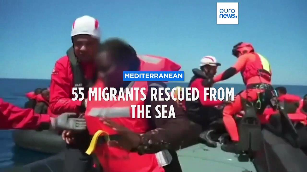 Fifty-five migrants rescued in Mediterranean by Italian charity, Emergency