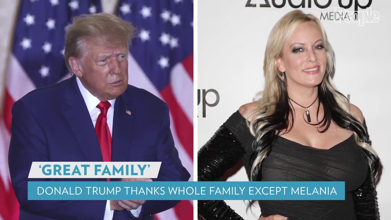 Donald Trump Thanked Everyone in His Family Except Wife Melania in Speech After Arraignment