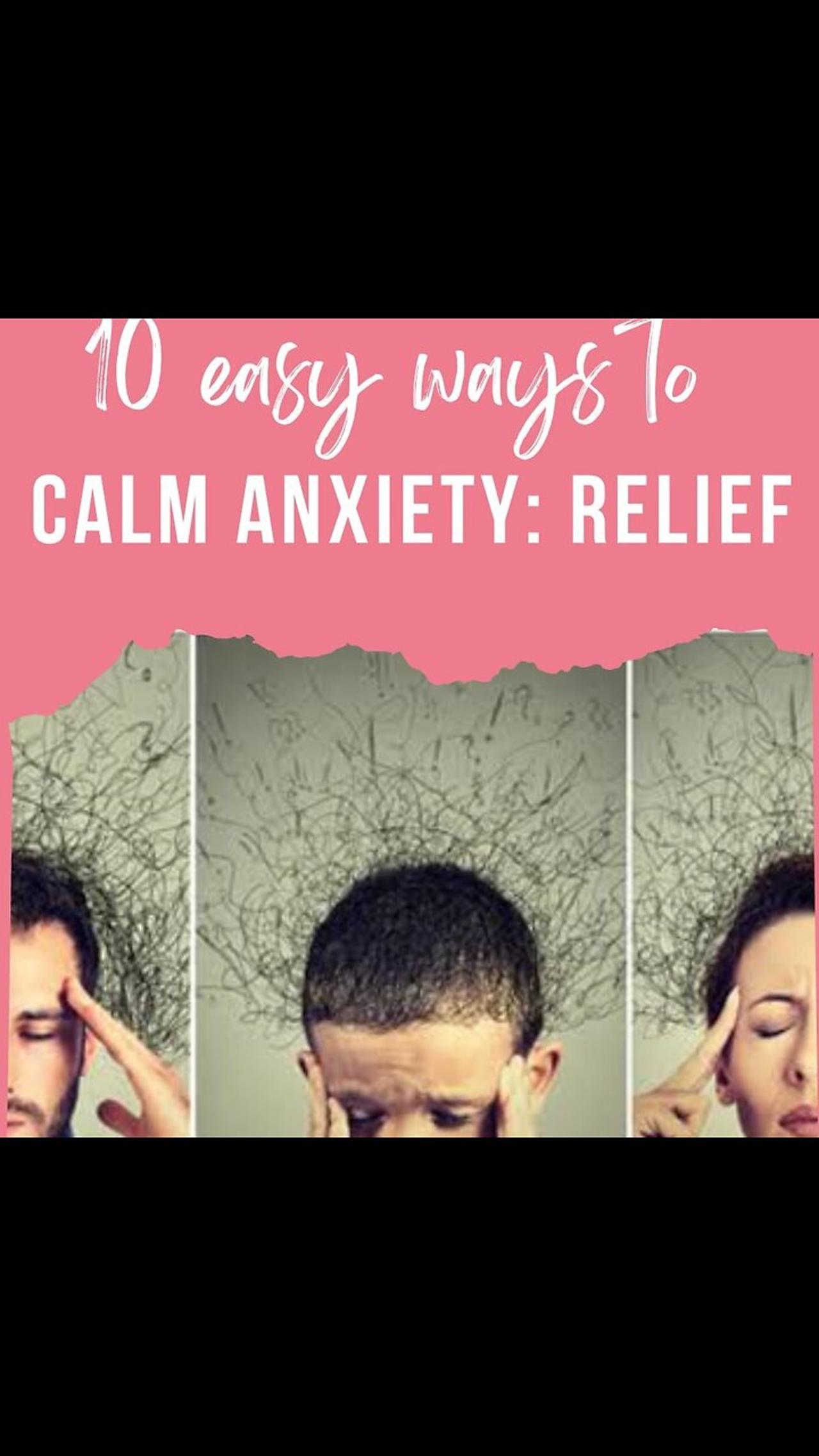 Easy ways to calm anxiety: Relief - One News Page VIDEO