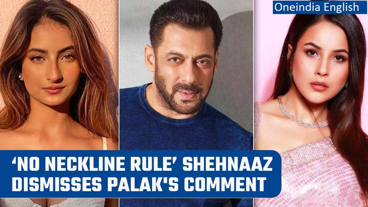 Shehnaaz Gill on Salman Khan’s rule against girls wearing low necklines on sets | Oneindia News