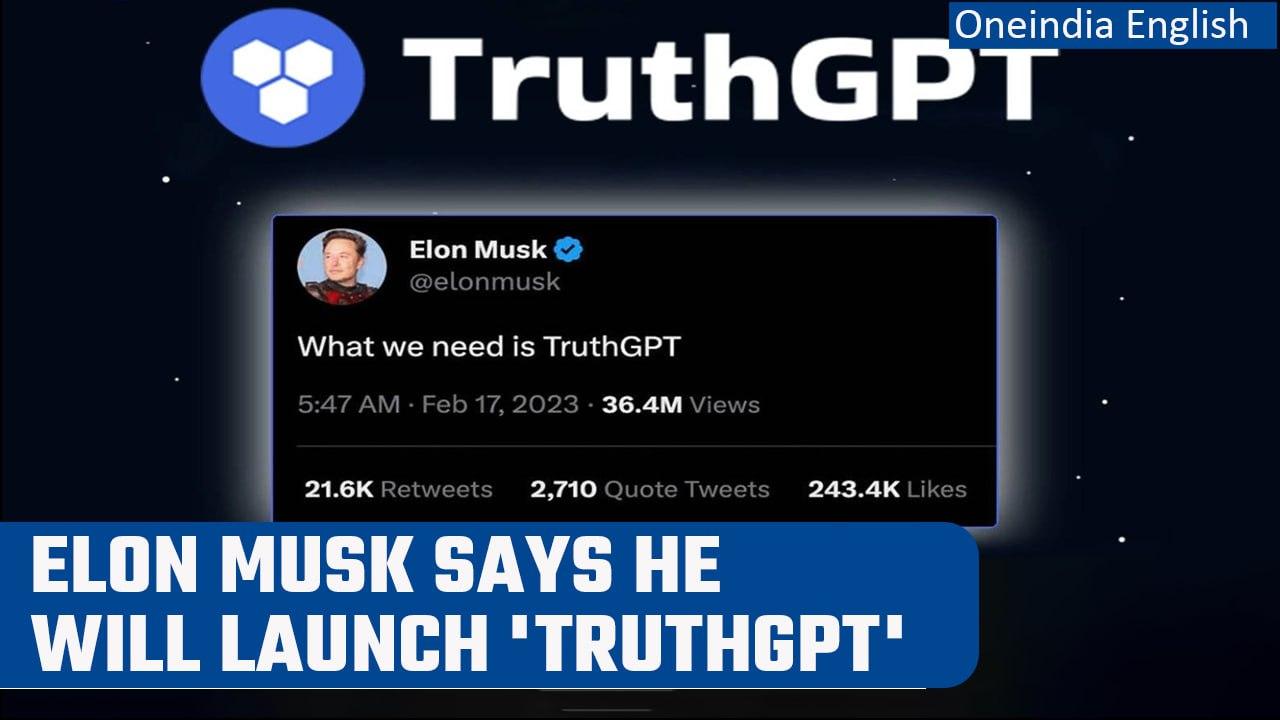 TruthGPT: The ‘truth-seeking AI’ Musk will launch to challenge offerings from ChatGPT |Oneindia News