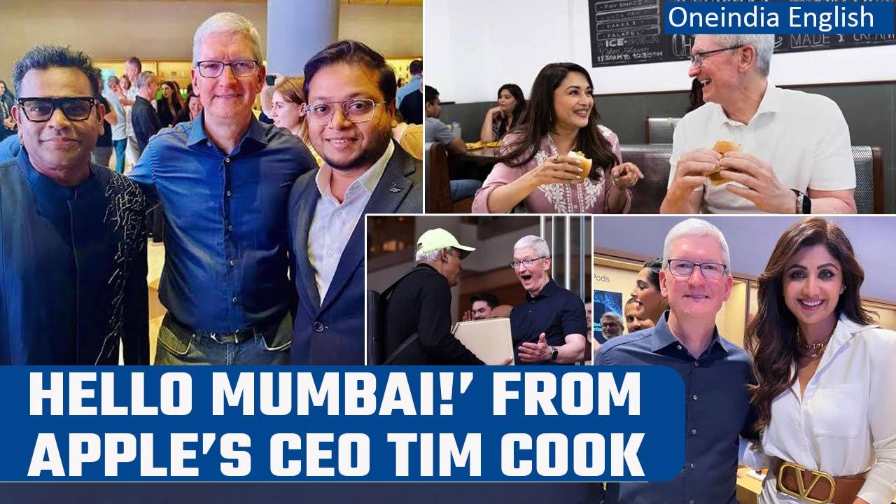Tim Cook Explores Mumbai; Inaugurates India’s 1st Apple store, Enjoys Vada Pav & More |Oneindia News