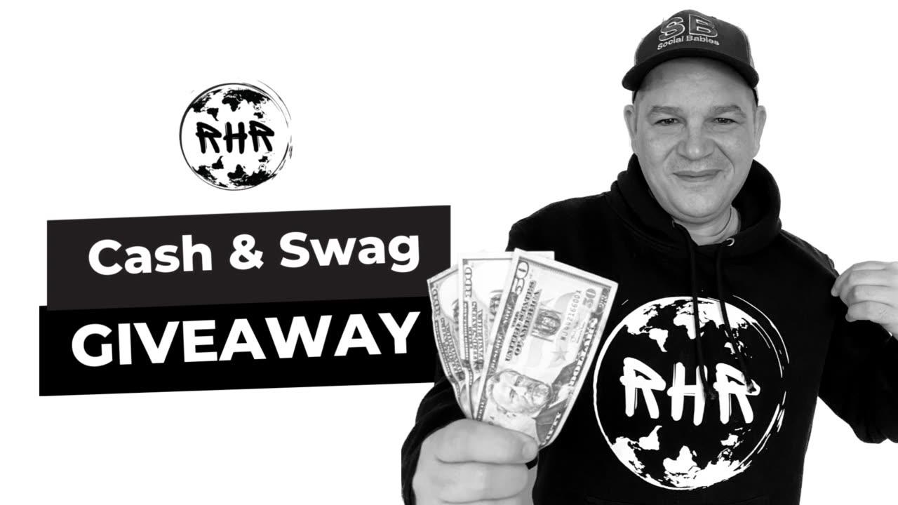 RHR Live Cash & Swag Giveaway One News Page VIDEO