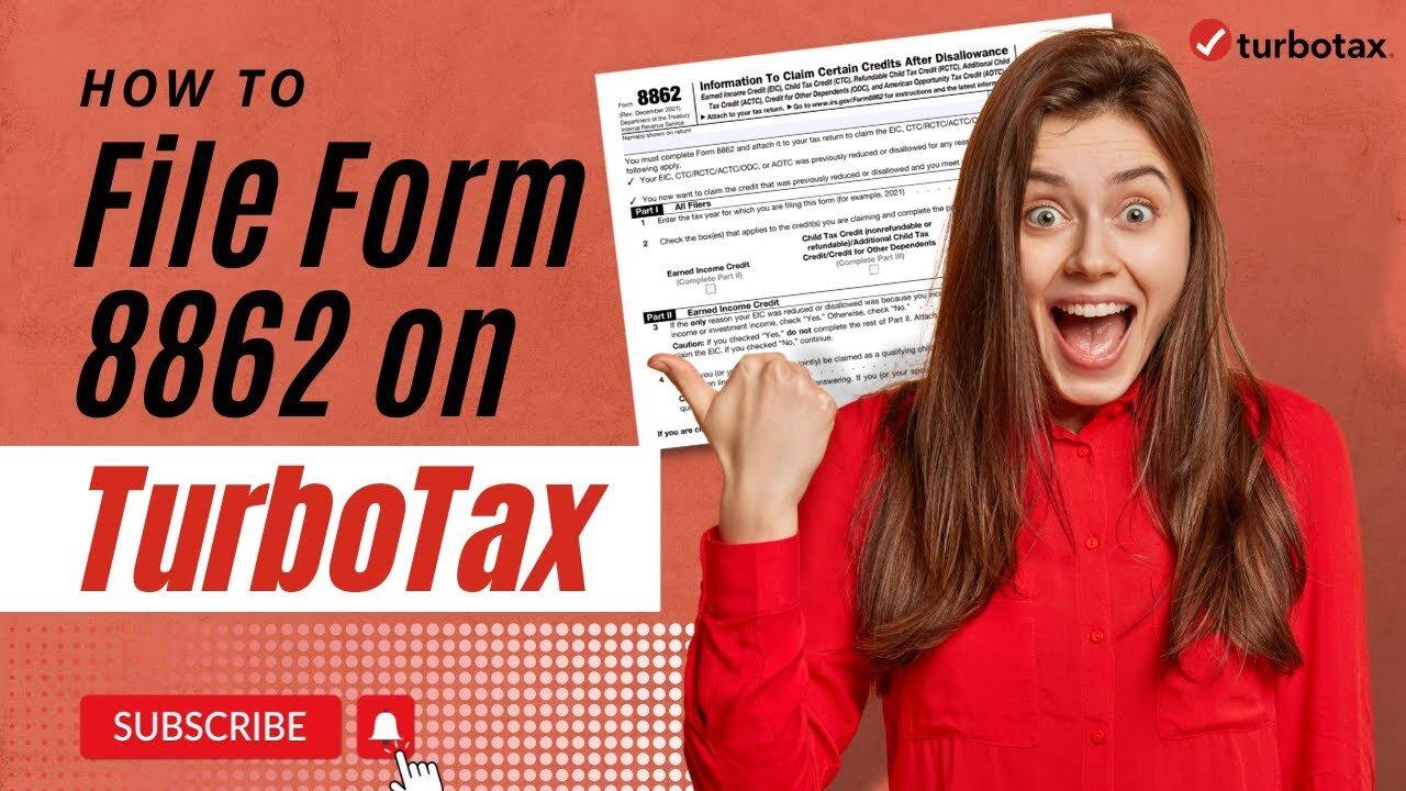 How to file form 8862 on TurboTax ? | MWJ Consultancy #turbotax