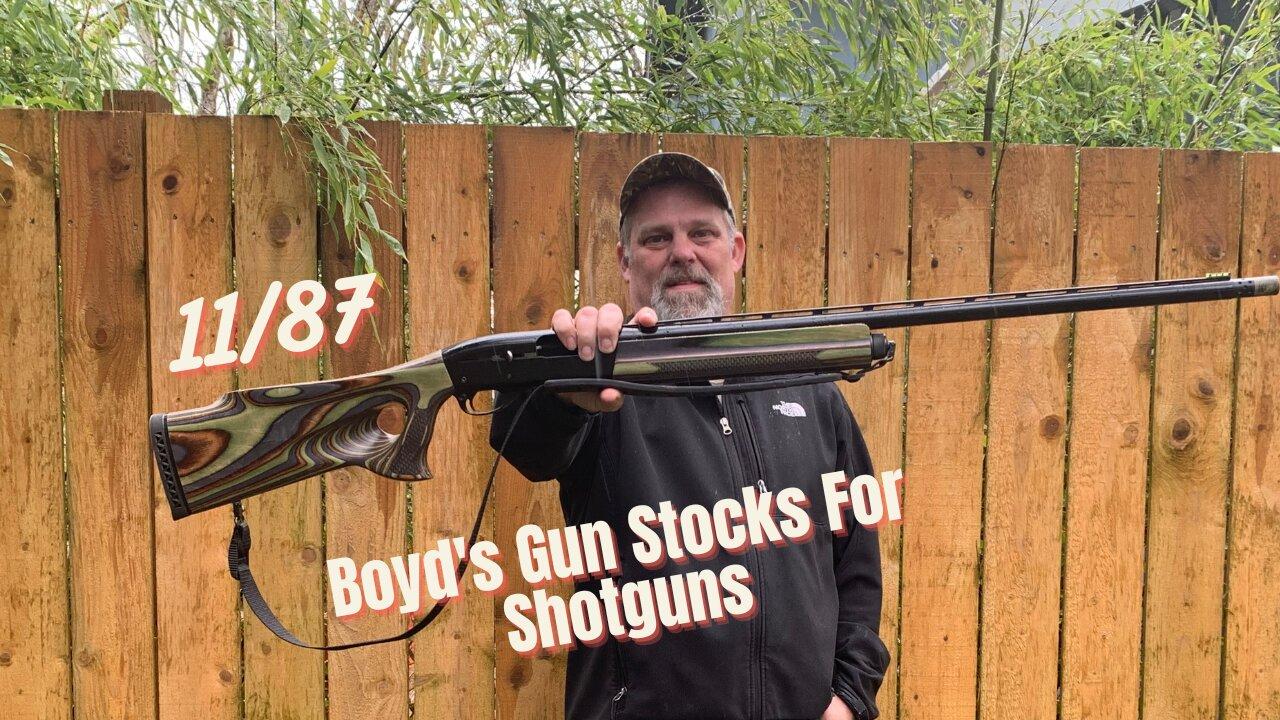 Boyd's Stock for Remington 11/87, Sterling Thumbhole and Reduced Recoil. Very Comfortable Stock!