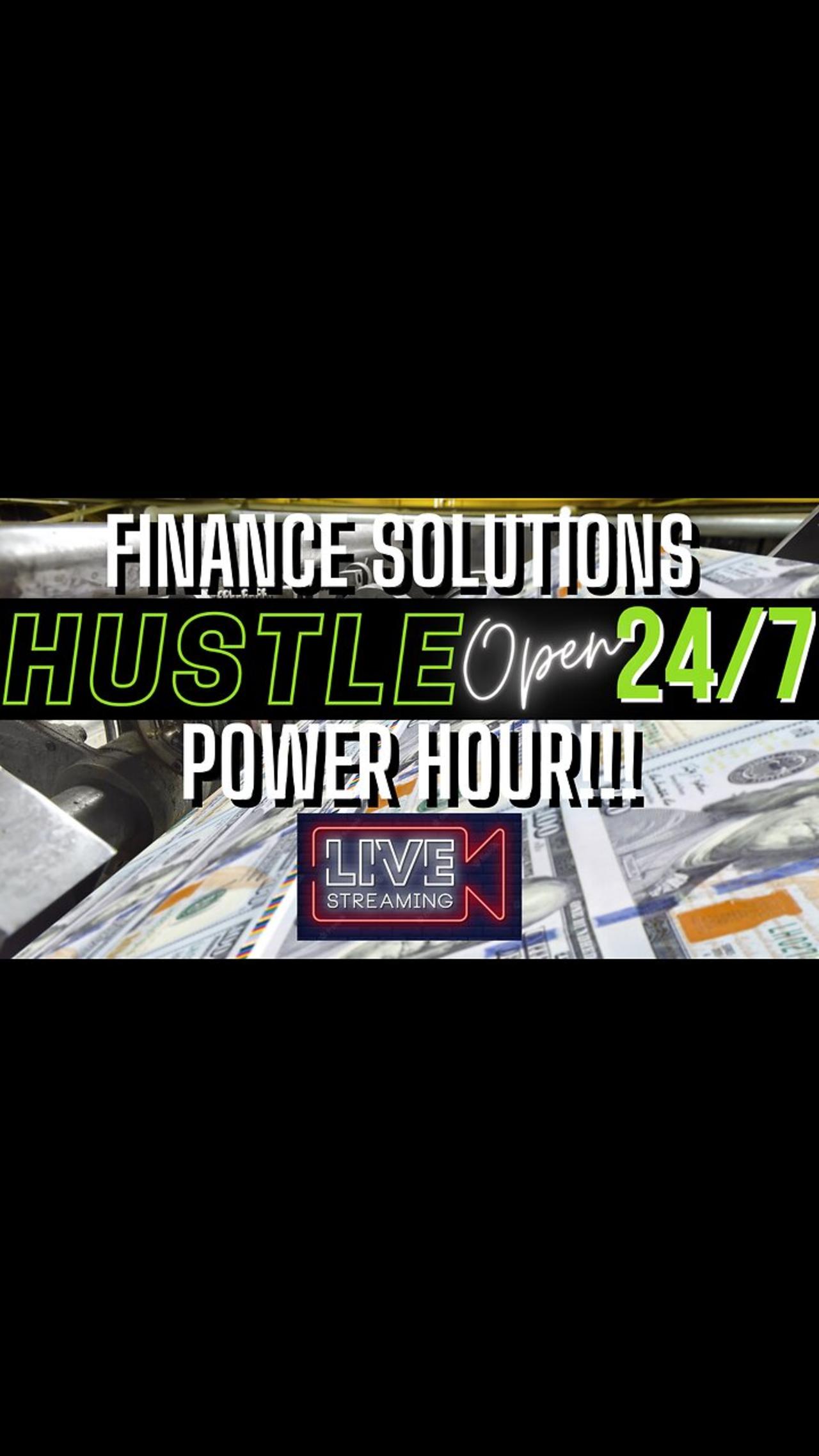 POWER HOUR!!! BULLISH ASF?! FINANCE SOLUTIONS [LIVE]