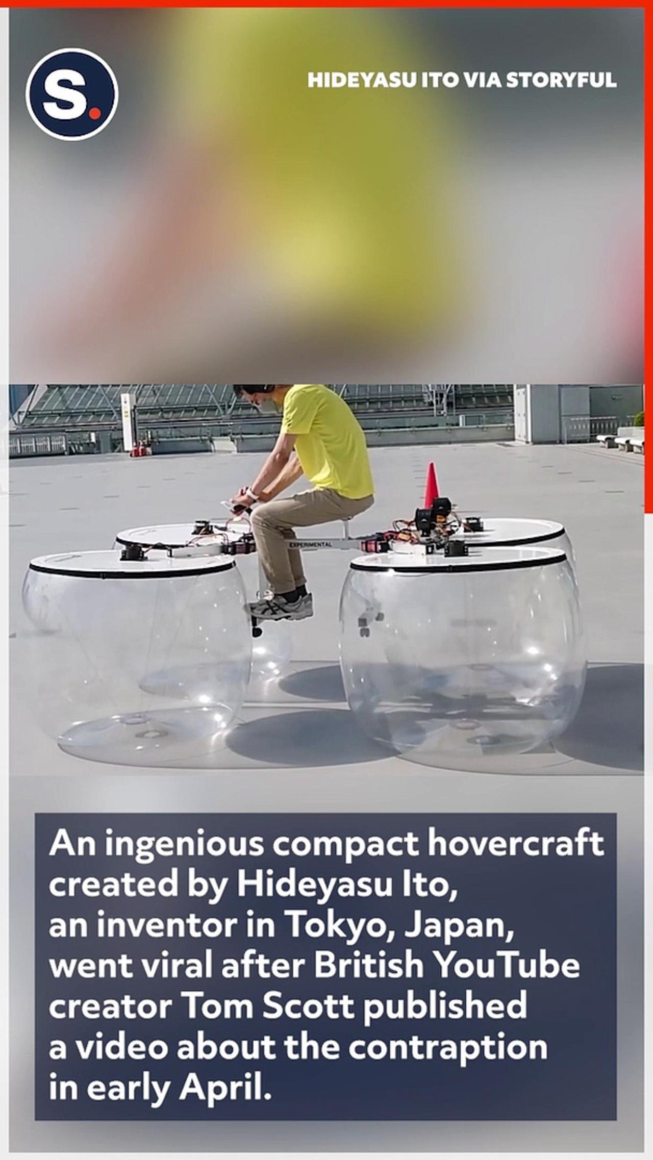 Inventor's Hovercraft Goes Viral After YouTuber Takes a Ride-
