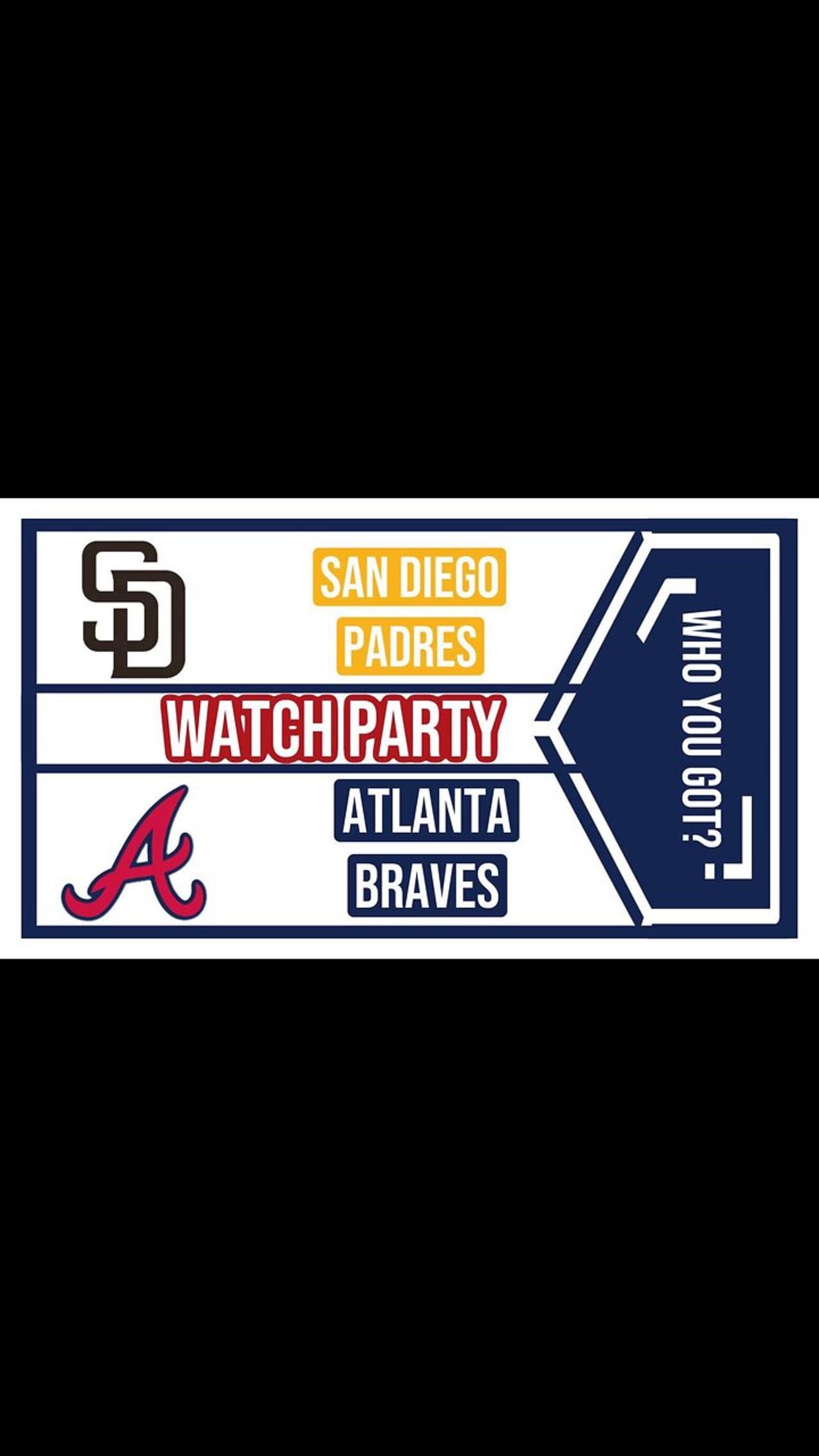 Join The Excitement: Atlanta Braves vs San Diego Padres game 3 Live Watch Party