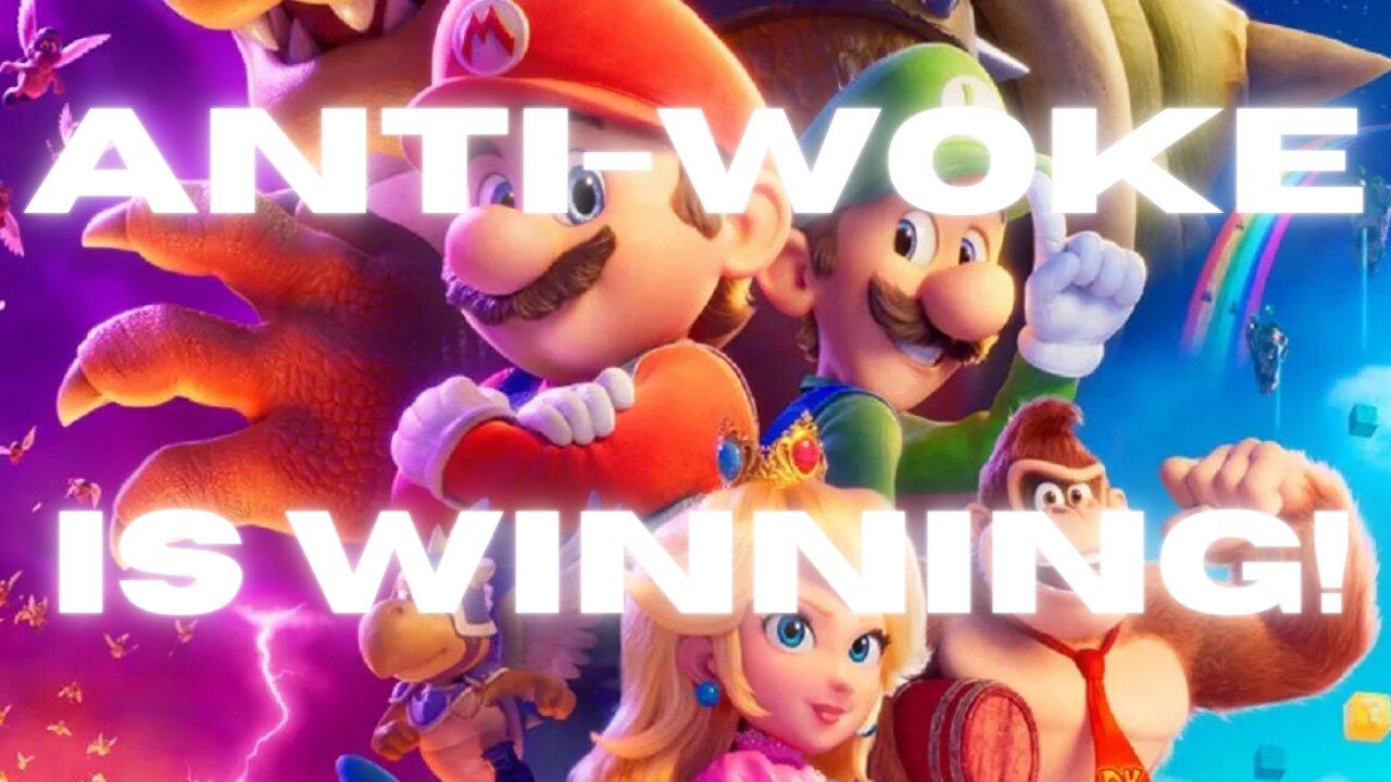 ANTI-WOKE Super Mario Bros movie SMASHES box office!