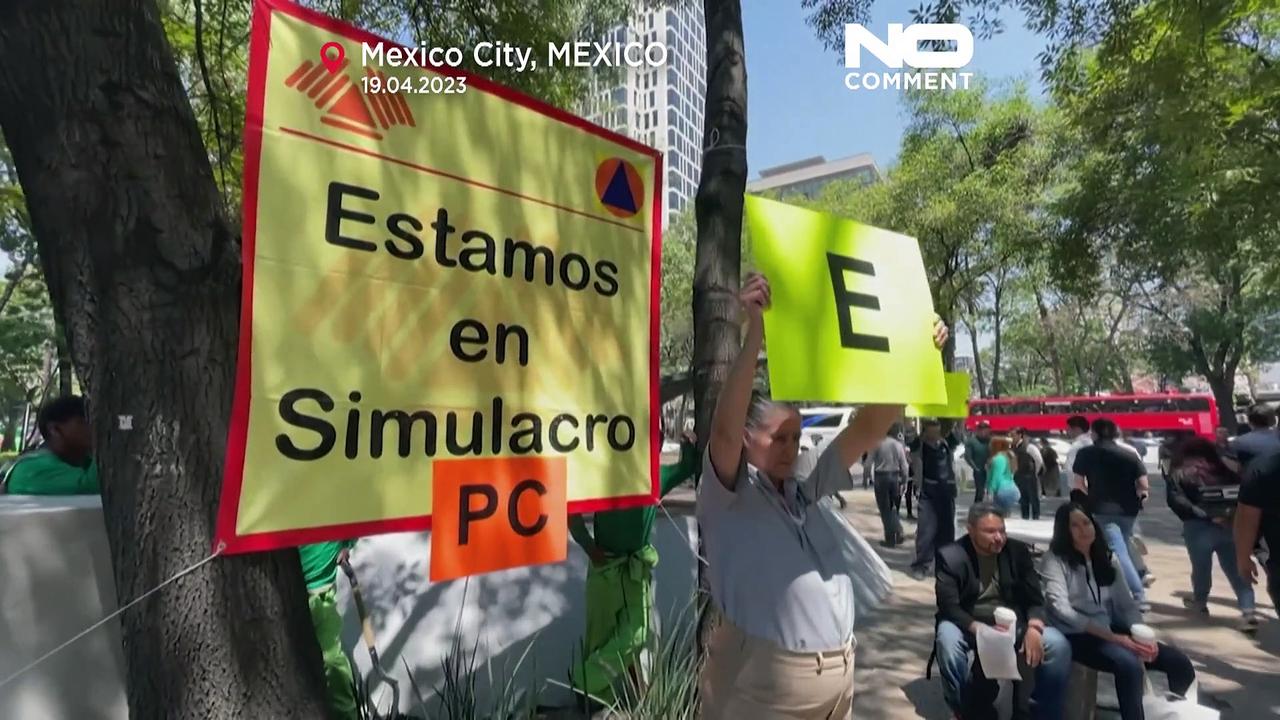 WATCH: Mexicans hold earthquake drills amid fears it could become 'reality'