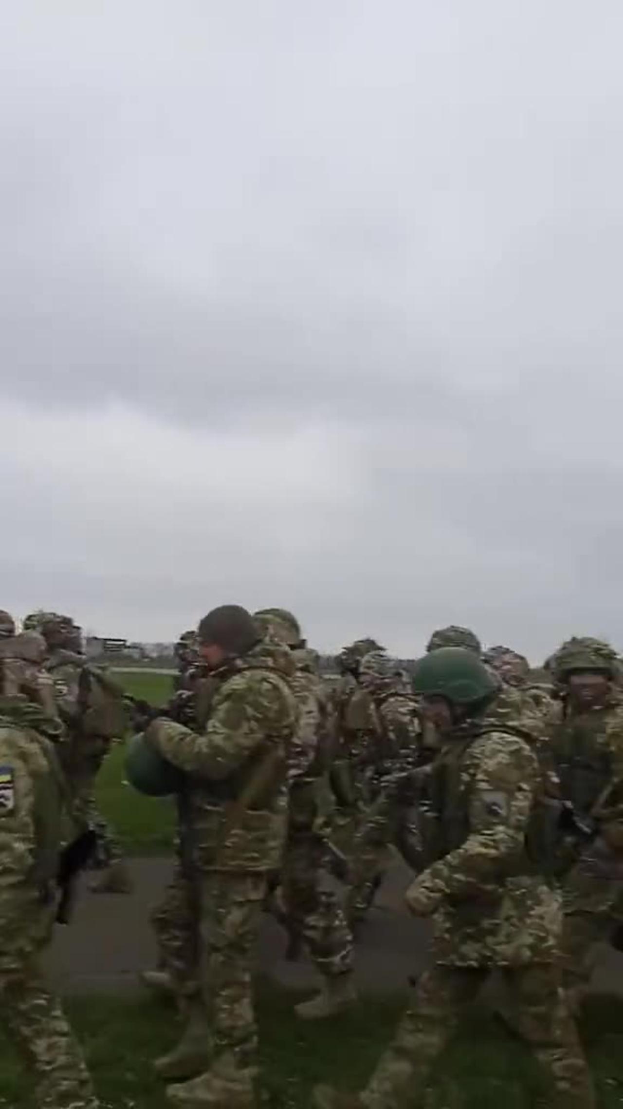 Ukrainian Troops March Towards Counter-Offensive