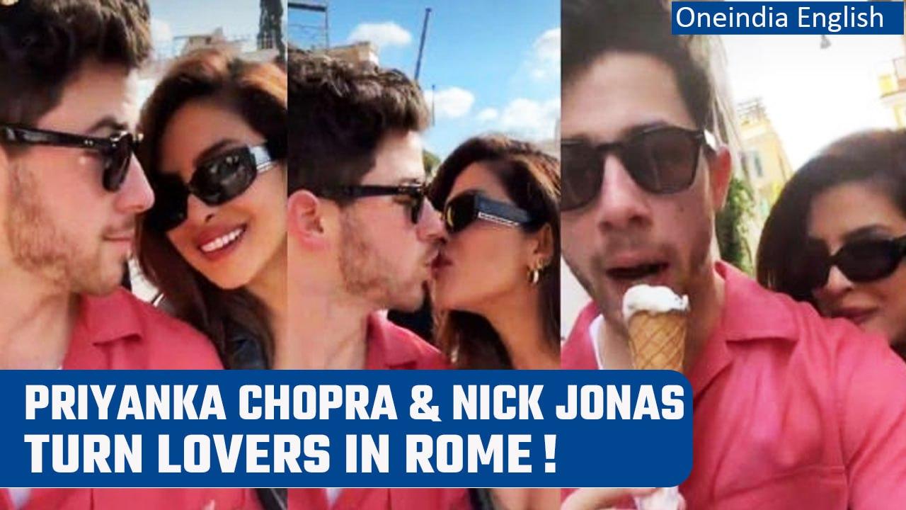 Priyanka Chopra & Nick Jonas gives us major couple goals in new video from Rome vacay | Watch