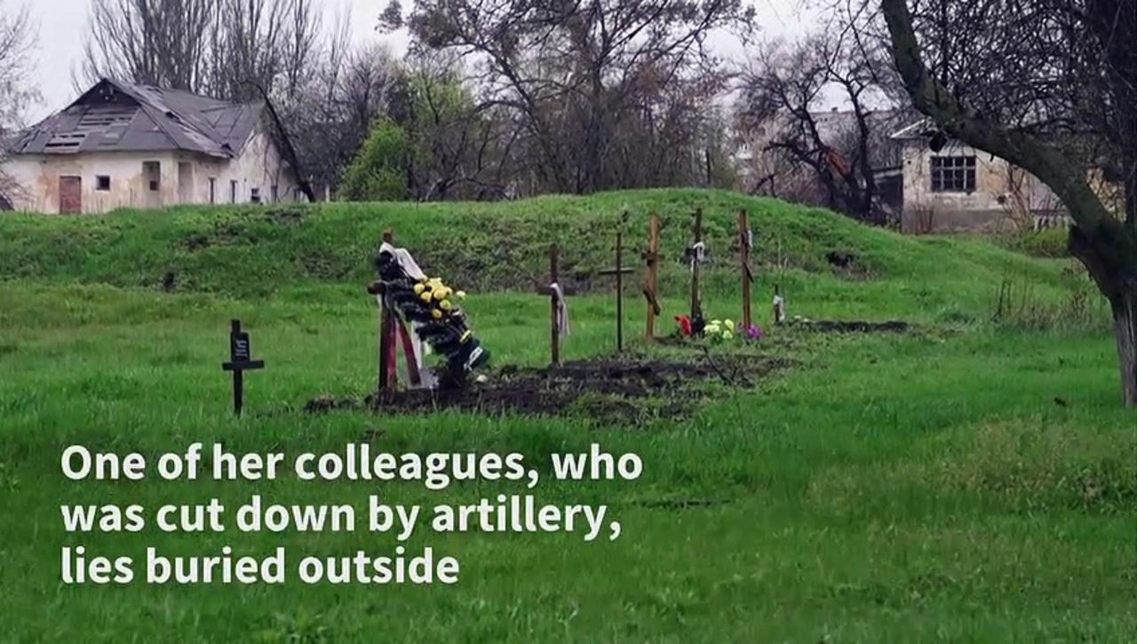 East Ukraine doctor resolves to stay to look after her patients