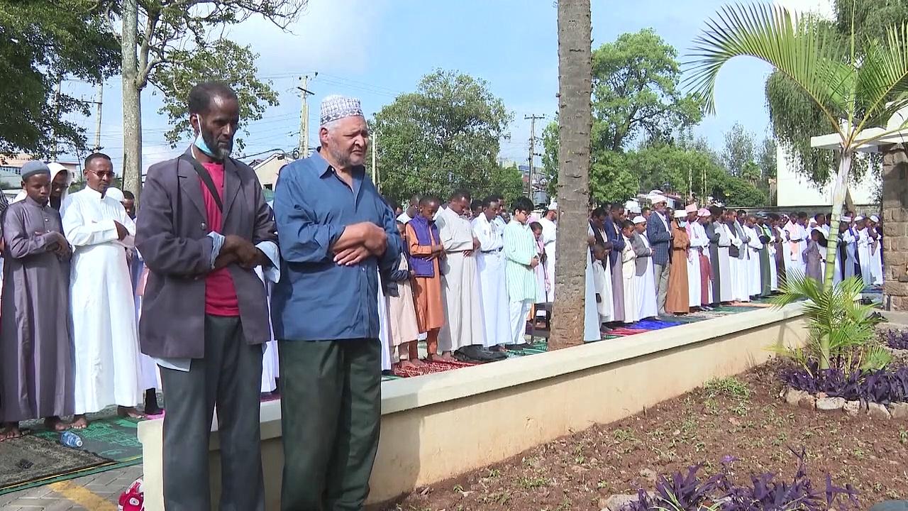WATCH: Muslim faithful attend Eid prayers in Kenya