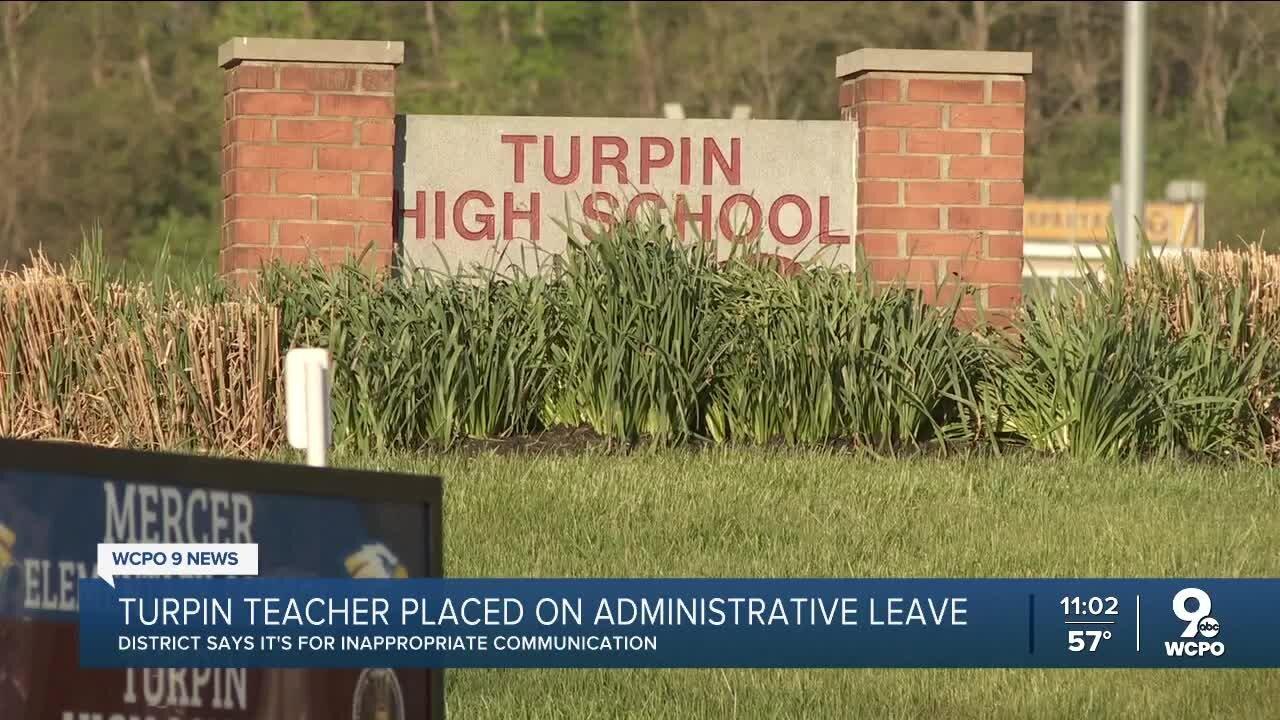 Turpin High School teacher on leave for 'inappropriate communications'