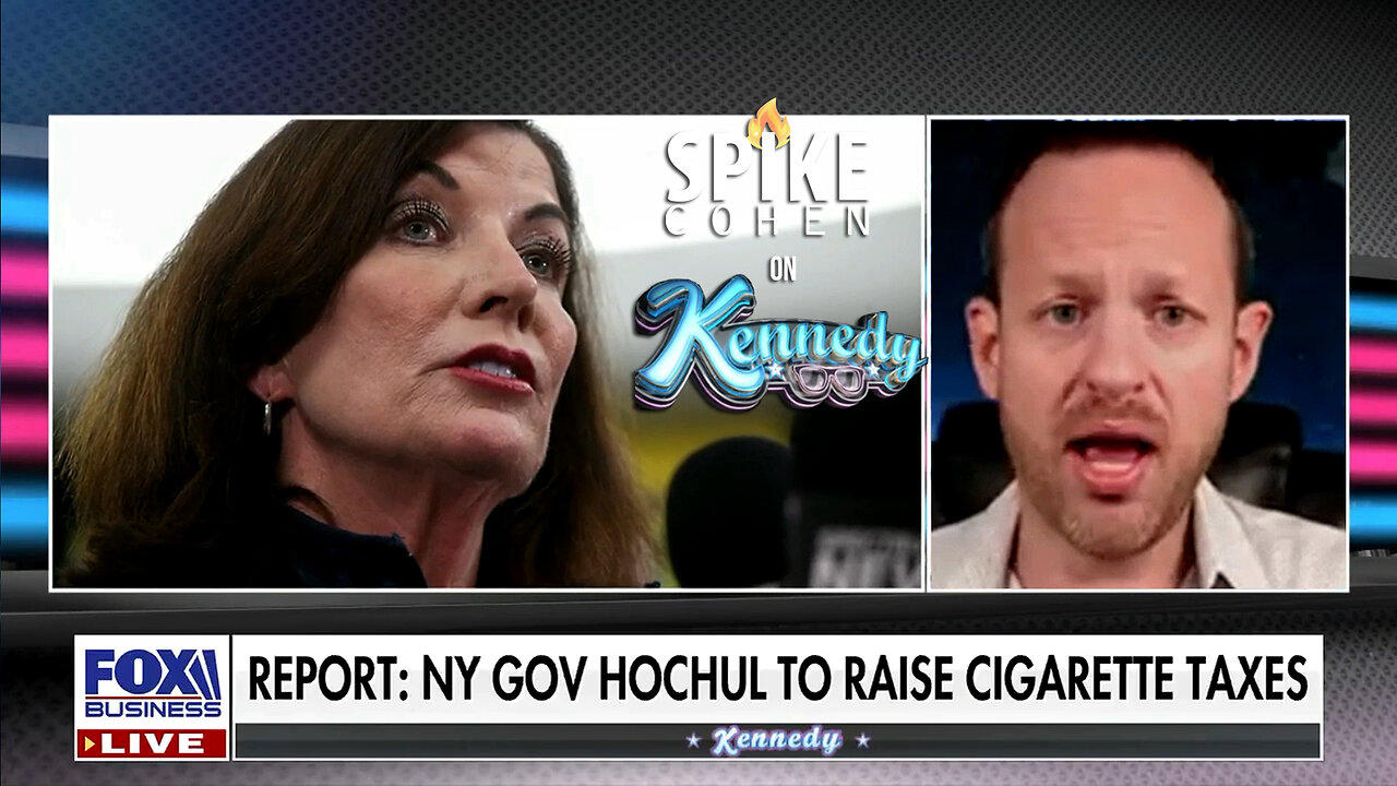 NY Gov Hochul to Raise Cigarette Taxes – Spike on Kennedy – 1/16/23 – part 2