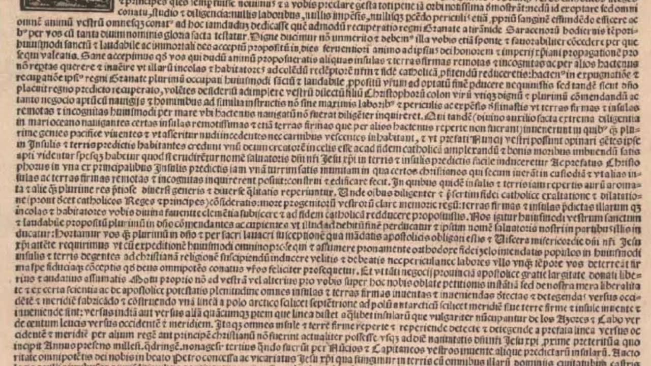 [3b/8] Dies Christophori Columbi (Codex Columbianus): Inter caetera (4 Mai. 1493)