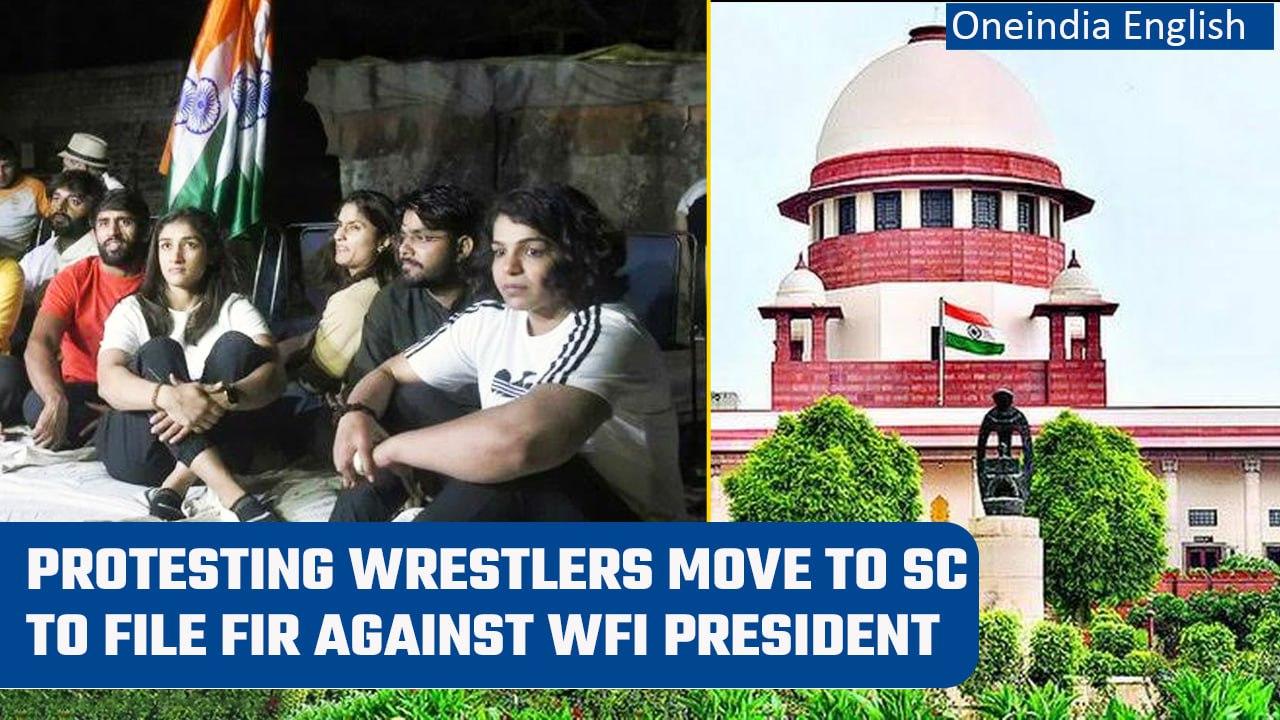 Delhi: Protesting wrestlers move to SC to file an FIR against WFI’s Brij Bhushan Singh Oneindia News