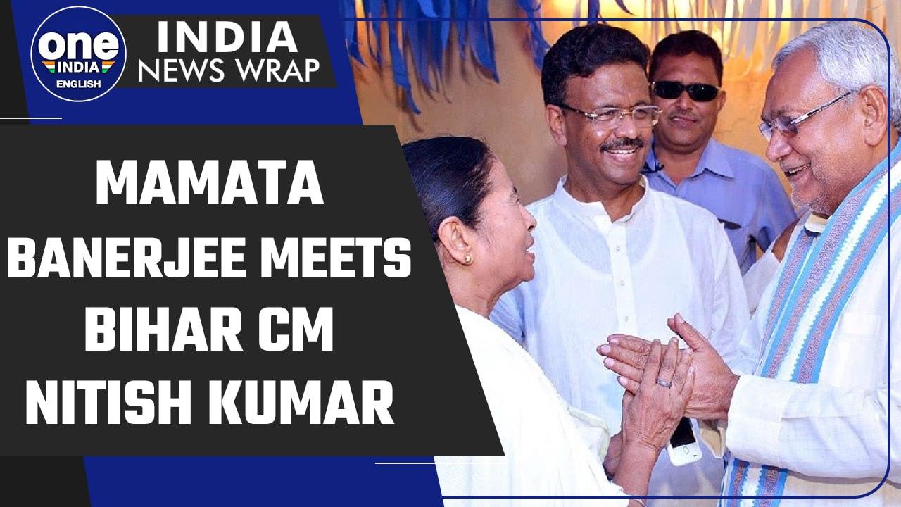 WB CM Mamata Banerjee meets Bihar counterpart Nitish Kumar, asks for Opposition meet | Oneindia News