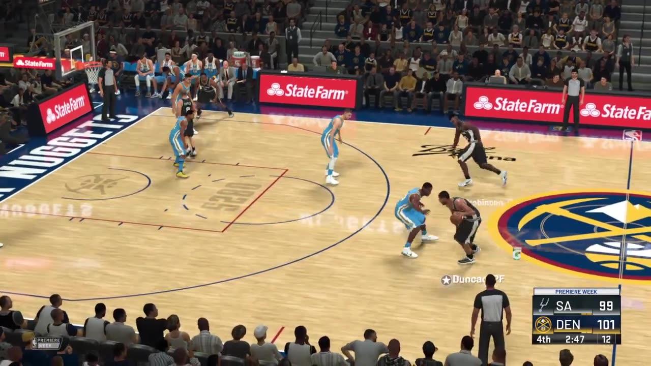 NBA 2K: Spurs vs Nuggets (Classic series)