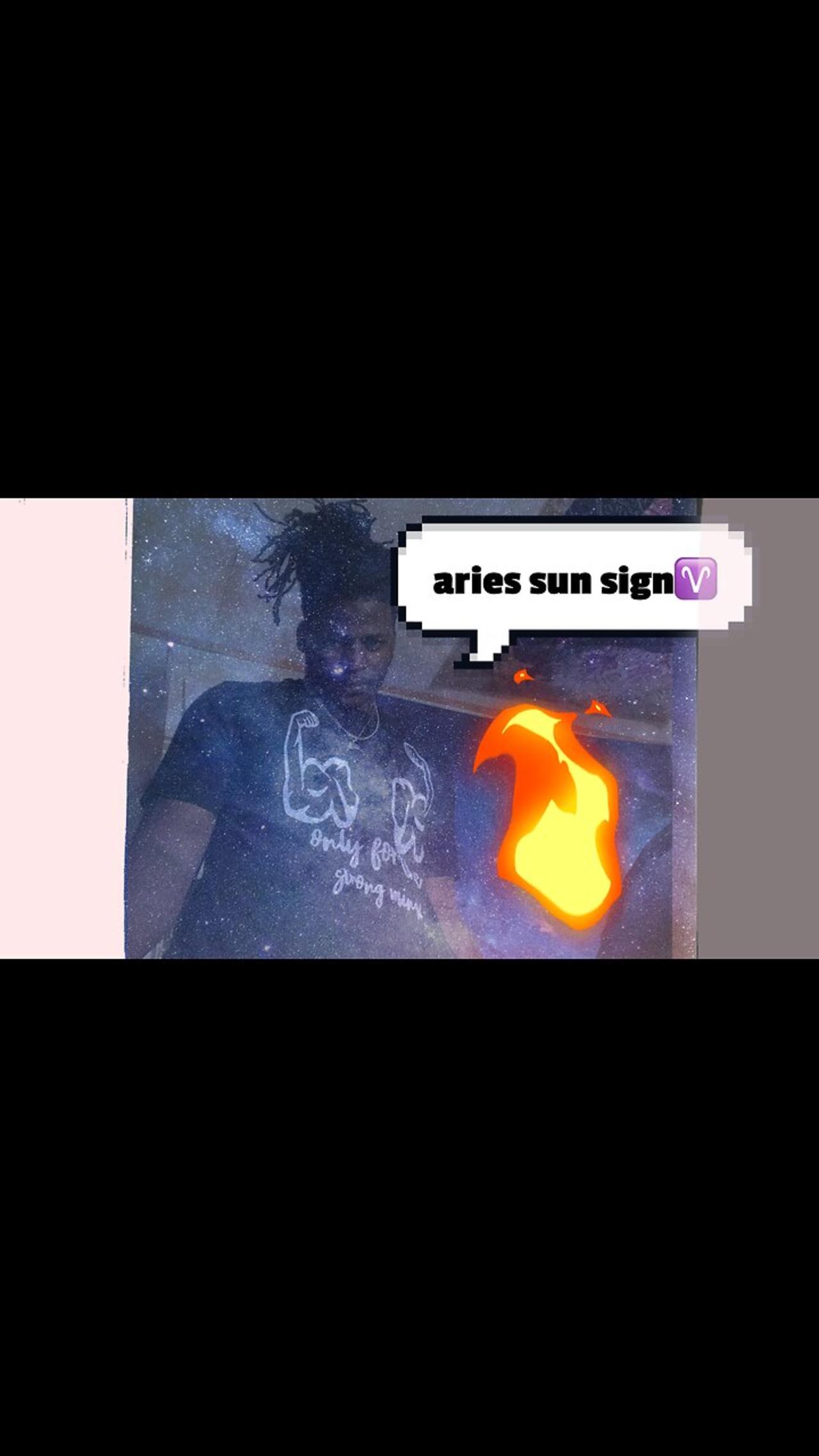 Aries ♈️  sun cardinal  fire sign (easy astrology) w lokiferg