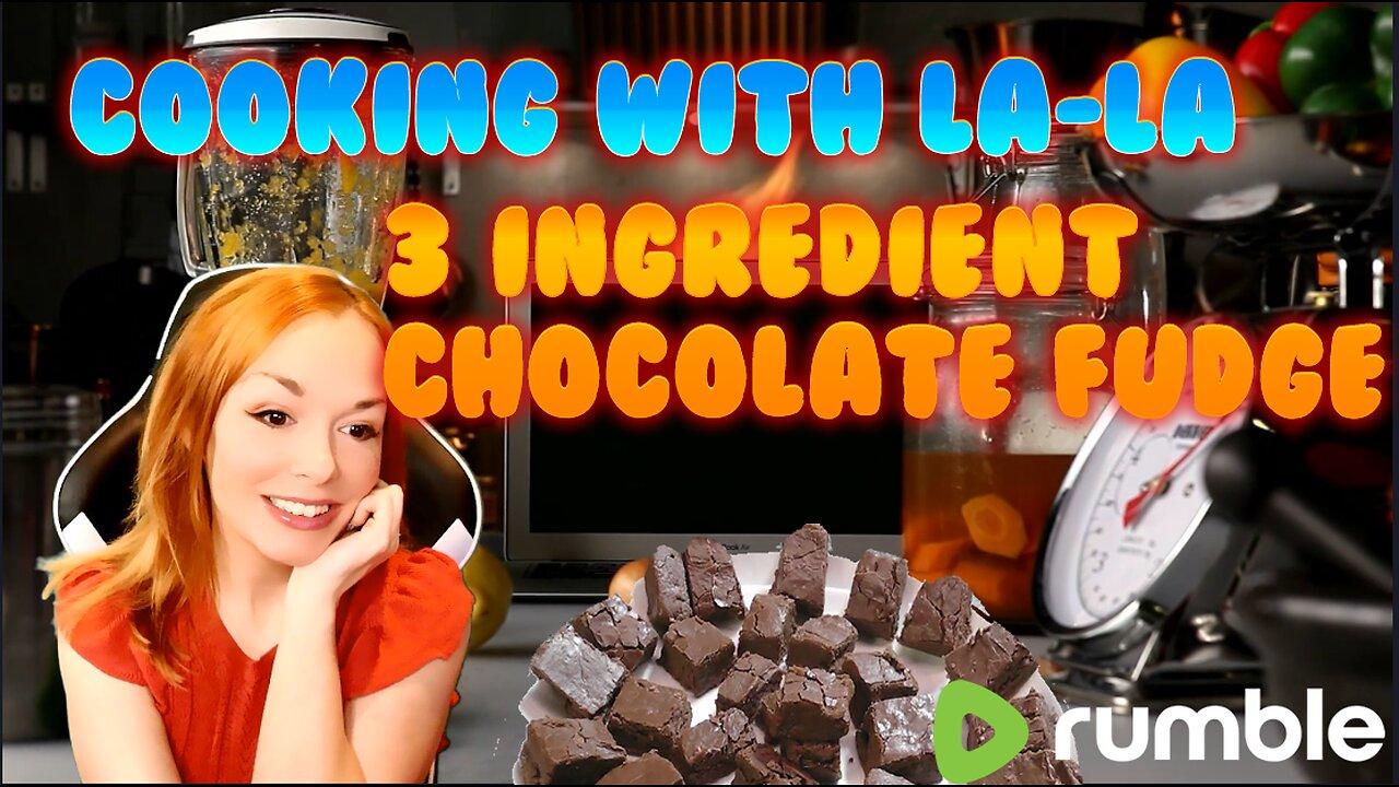 Easy Three-Ingredient Chocolate Fudge