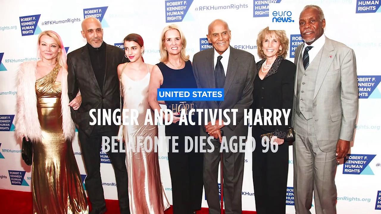 US singer and civil rights activist Harry Belafonte dies aged 96