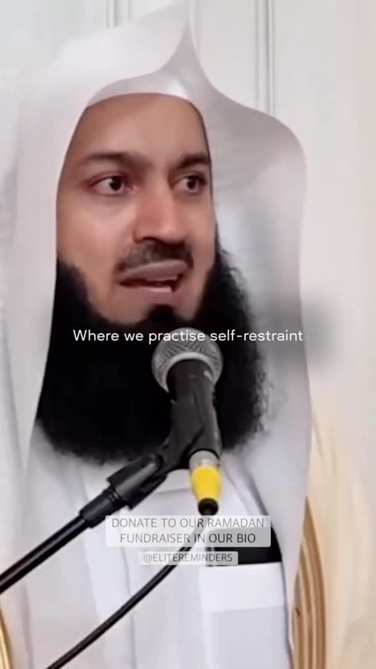 What is Ramadan ? people say, we're fasting that's only a part of it | #shorts #muftimenk