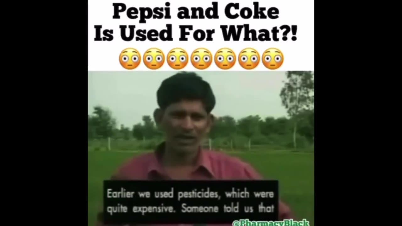 ⚫️Coke and Pepsi used as insecticide?