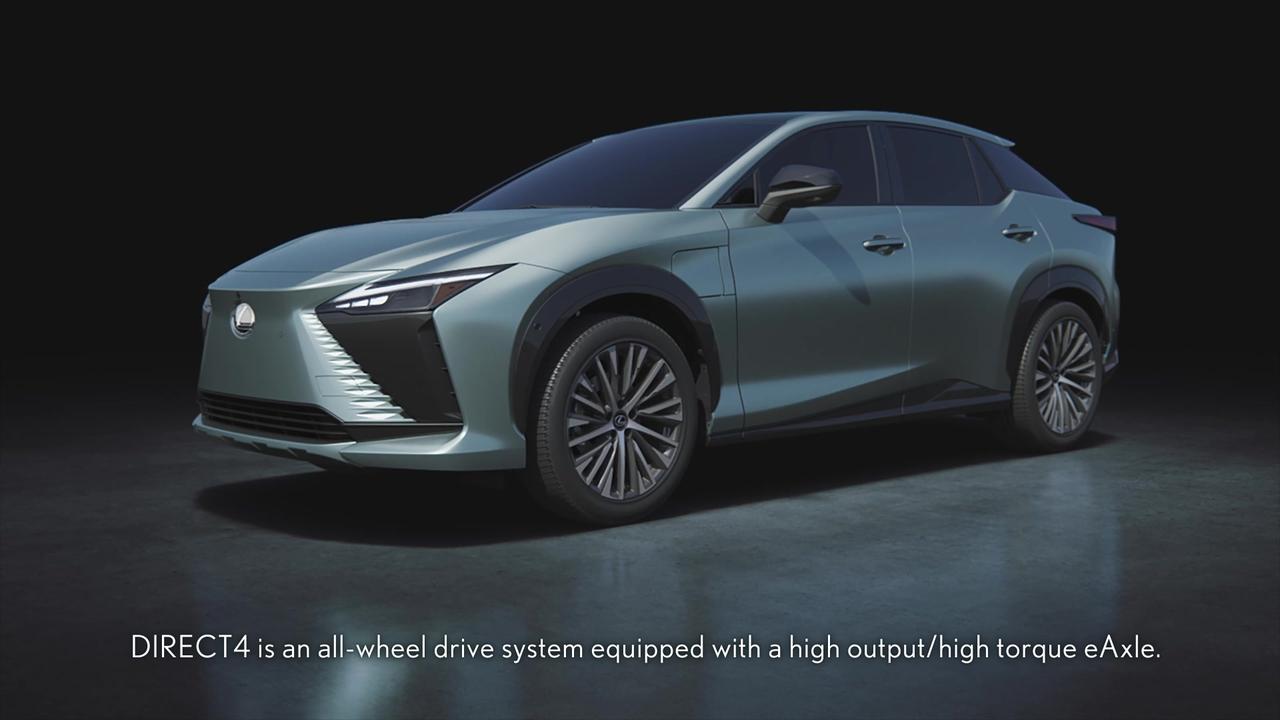 New Lexus RZ 450e Direct4 tech animation - One News Page VIDEO